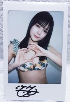 超絶可愛い☆涼森れむ 直筆サイン入りチェキ☆カラフルビキニ - メルカリ