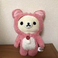 [미품] 코리락쿠마 봉제인형 다람쥐 입는 장난감