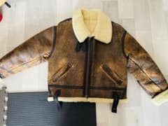 Mサイズ　フライトジャケット　ムートン　B-3のサムネイル