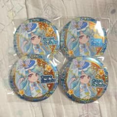 名探偵プリキュアBIGホログラム缶バッジ キュアエクレール 4個セットのサムネイル