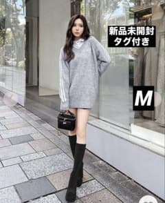 Rady サイドラインニットトップス