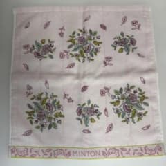 【新品未使用】MINTON ハンドタオル　ピンクのサムネイル