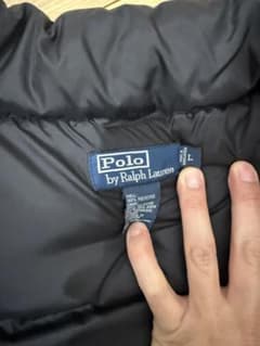Polo by Ralph Lauren ブラック ダウンベスト Lのサムネイル