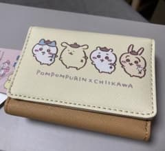 ちいかわ×サンリオ 三つ折財布☆ポムポムプリンのサムネイル