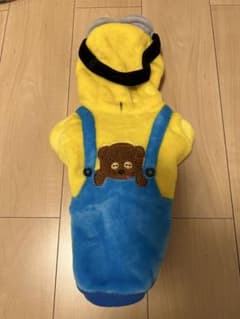 ミニオン風犬服 中型犬用 フリースのサムネイル