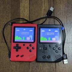 ジャンク品 携帯型ゲーム機 黒赤2個のサムネイル