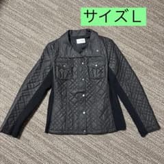 Les habits キルティングジャケット ブラックのサムネイル