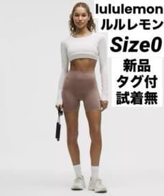 ルルレモン　レギンスXS 試着のみ lululemon ルルレモン ショートレギンス5インチ 新品 タグ付 試着無