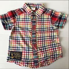 RLB 半袖シャツ チェックシャツ 100のサムネイル