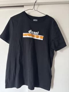 DIESEL ブラック Tシャツ ロゴ入りのサムネイル