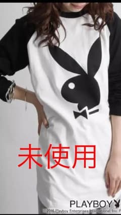 PLAY BOY☆未使用 ラグランTシャツのサムネイル