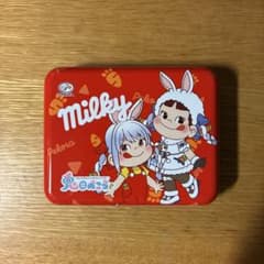 ミルキー缶のみ 兎田ぺこら FUJIYA ミルキー ぺこちゃん 不二家のサムネイル