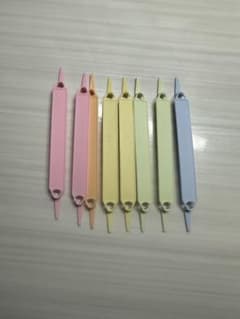 ペーパーファスナー カラフル 8本セットのサムネイル