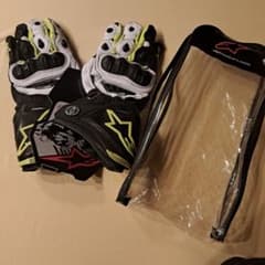Alpinestars バイクグローブ Mサイズ ブラック/イエロー 未使用品 