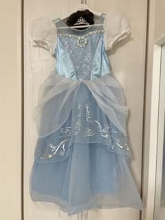Princess dress with tiara and bun wig.　Prinzessin dress