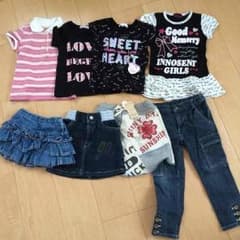女の子100〜110cm8着まとめ売りのサムネイル