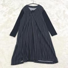 美品◇モユル ワンピース センソユニコ 長袖 ストライプ - メルカリ