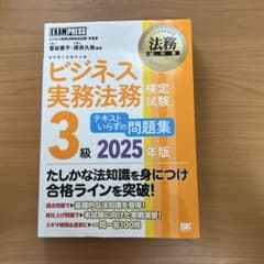 ビジネス実務法務 3級 2025年版のサムネイル