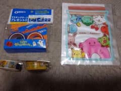 「ミスド」ポケモンマスキングテープ、ジッパーバッグ・「オレオ」マスキングテープのサムネイル