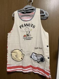 ナナコ様専用　スヌーピー  エプロン　保育士のサムネイル
