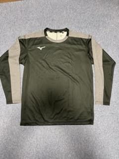 MIZUNO 長袖アンダーシャツ ブラック グレー XLのサムネイル
