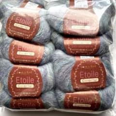 毛糸8個セット Etoile Colorful 25g グラデーション　モヘアのサムネイル