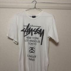 か*ず様 Stüssy ホワイト Tシャツ Mのサムネイル