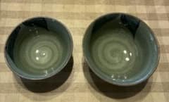 杏山 茶碗 2客セット 陶器 貫入のサムネイル