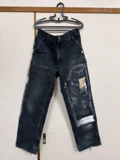 Carhartt ダブルニー ブラックデニムのサムネイル