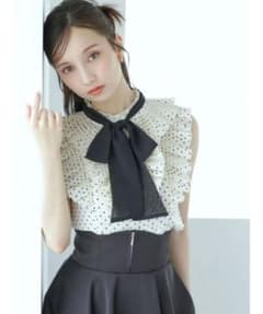 dazzlin 2WAYボウタイプリーツフリルブラウス dazzlin 2WAYボウタイプリーツフリルブラウス - メルカリ