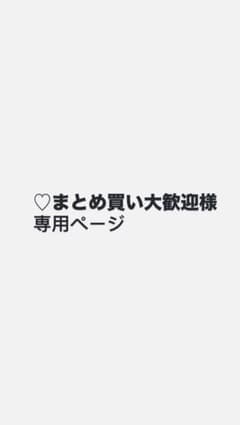 ♡まとめ買い大歓迎様専用ページのサムネイル