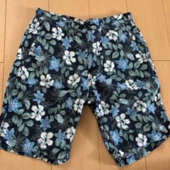 メンズ 花柄 ショートパンツ ハーフパンツ Mのサムネイル