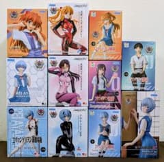 エヴァンゲリオン レイ・アスカ・マリ・シンジ フィギュア11種 まとめ売り
