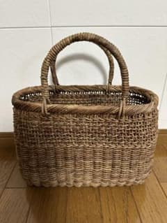 和島常男 あけびかごバッグ 並編み×上こだし編み - メルカリ