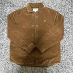 LACOSTE コーデュロイジャケット ブラウン FR39 - メルカリ
