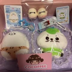 梢*様 COCOFFEE スクイーズ 3点セット アザラシ かわいい　ココフィーのサムネイル