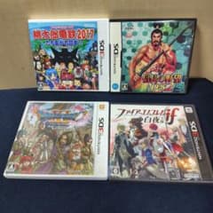 【美品】3DS DS名作ゲーム 4本セット 桃鉄 DQ11 FE 信長の野望のサムネイル