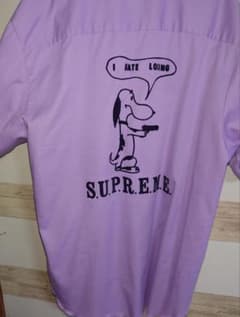 Supreme XL Purple Shirt　スヌーピーのサムネイル