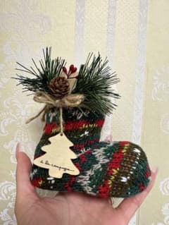 a la campagne クリスマス オーナメント ブーツのサムネイル