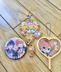 すとぷり ジェル くん・ななもりくん アクリルキーホルダー &缶バッジセットのサムネイル