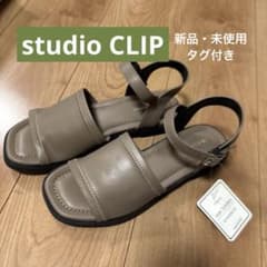 studio CLIP ストレッチワンストサンダルのサムネイル