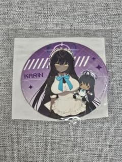 セガラッキーくじ F賞-5 ふわぷち BIG缶バッジ カリン A②のサムネイル