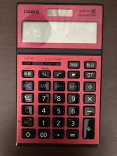 【最終値下げ！】CASIO JS-201sk   電卓　12桁のサムネイル