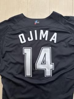 実使用】千葉ロッテマリーンズ 小島和哉選手 交流戦限定ユニホーム #14