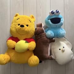 ぬいぐるみ まとめ売り プーさん クッキーモンスター コビトカバ 牡蠣の赤ちゃん