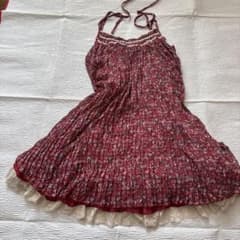 axes femme 花柄キャミソール チュニック ワンピース　レース裾のサムネイル