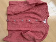 STEFANEL ピンク ニット カーディガンのサムネイル