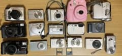 【ジャンク品】デジタルカメラ・フィルムカメラ等 まとめ売り 16台セット部品取りのサムネイル