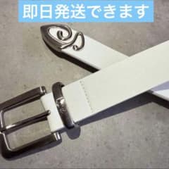 ⭐︎新品未使用⭐︎ stussy ステューシー ホワイト 白 レザーベルト