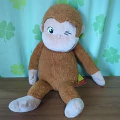 おさるのジョージ　スーパーラージぬいぐるみ　ふんわりver.